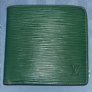 Louis Vuitton Green Epi Leather Wallet